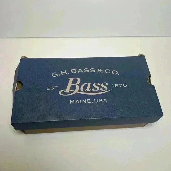 G.H. Bass Navigate Anchor Print Sneakers Boat Shoes Size 7.5 Navy - Picture 9 of 9